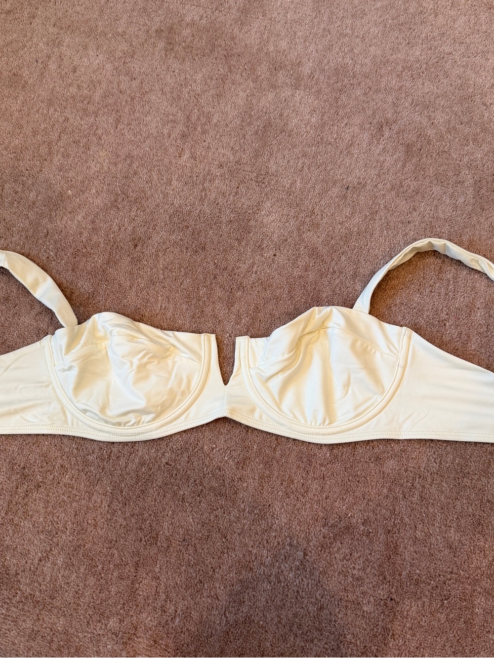 Monday Swimwear Clovelly Bikini Top Ivory Size V